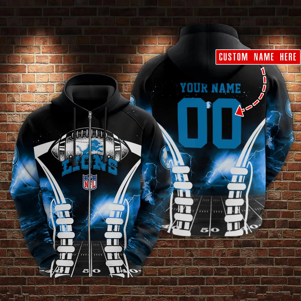 Detroit Lions Personalized Hoodie AZCHD194