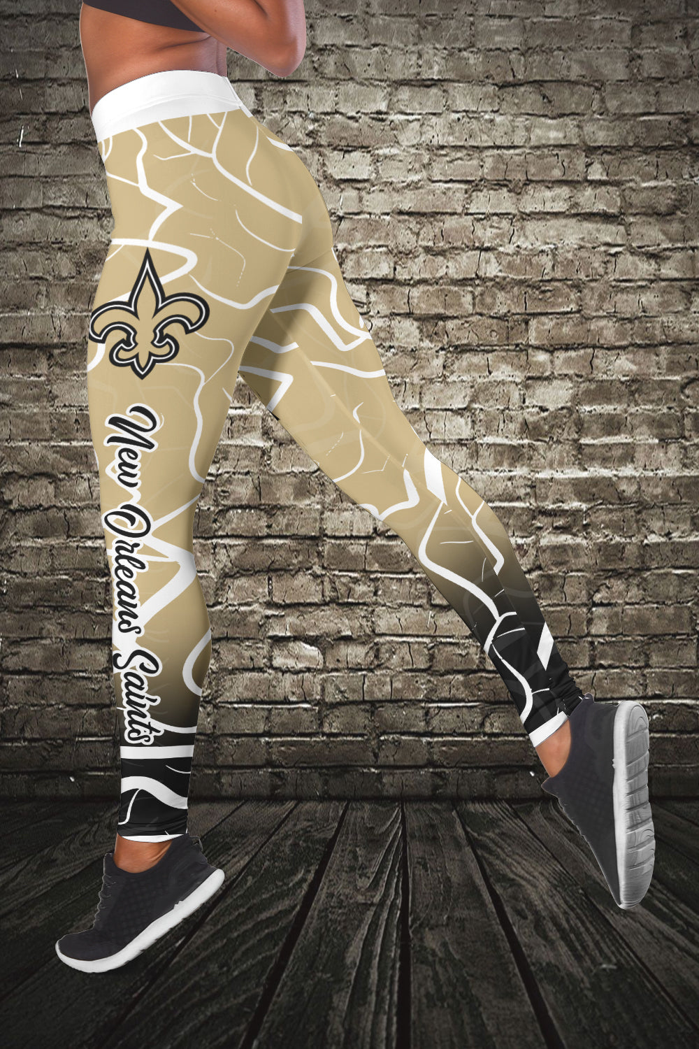 New Orleans Saints Personalized Combo Tank Top And Leggings AZCLG051+AZCTT051