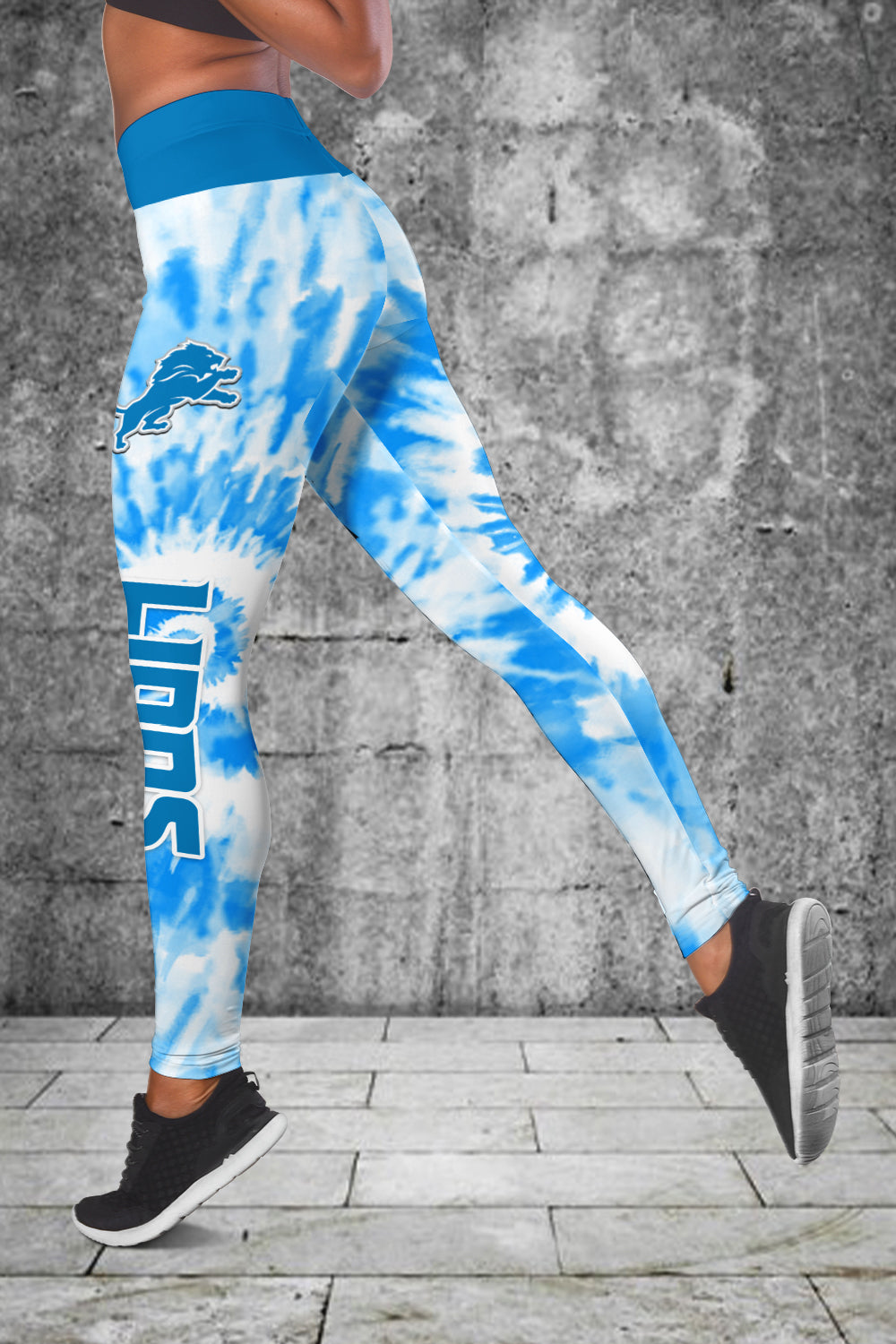 Detroit Lions Personalized Combo Croptop Hoodie And Leggings AZCLG114+AZC2CHD114