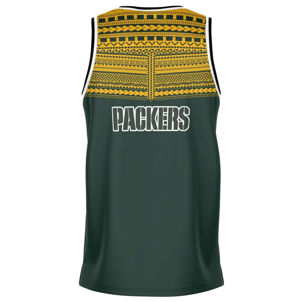 Green Bay Packers Limited Edition Personalized Sports Basketball Jersey AZHABKJS000009