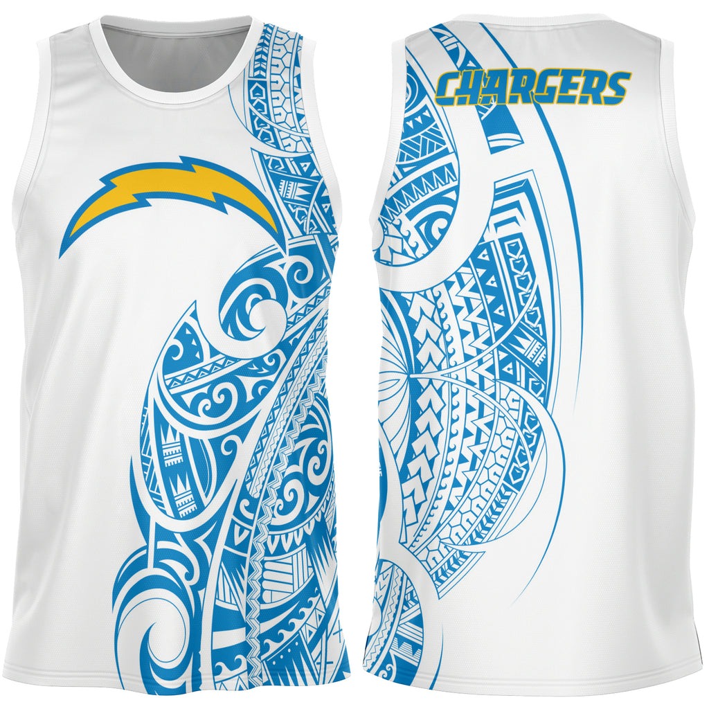 Los Angeles Chargers Limited Edition Personalized Sports Basketball Jersey AZHABKJS000016
