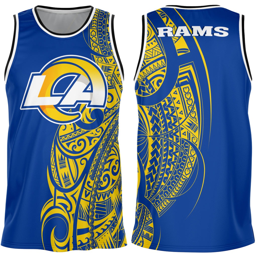 Los Angeles Rams Limited Edition Personalized Sports Basketball Jersey AZHABKJS000017