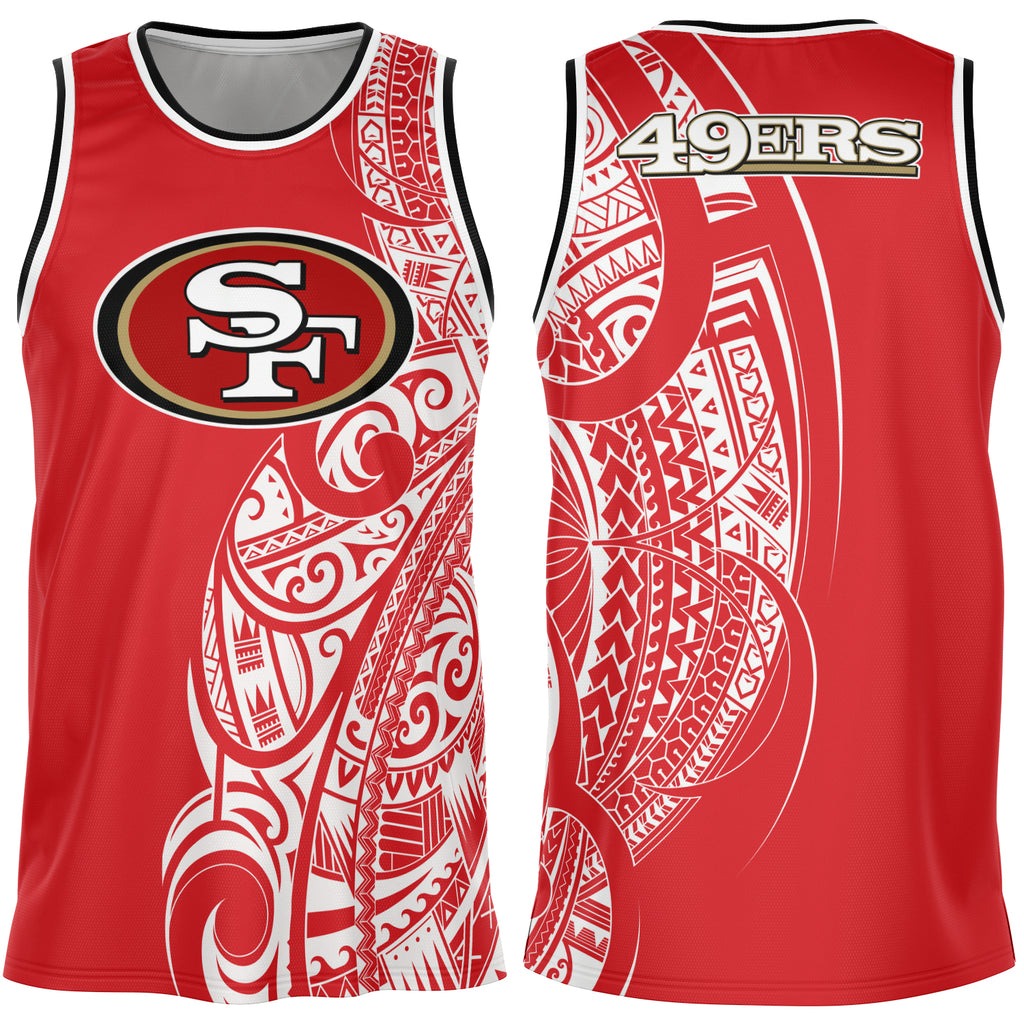 San Francisco 49ers Limited Edition Personalized Sports Basketball Jersey AZHABKJS000027