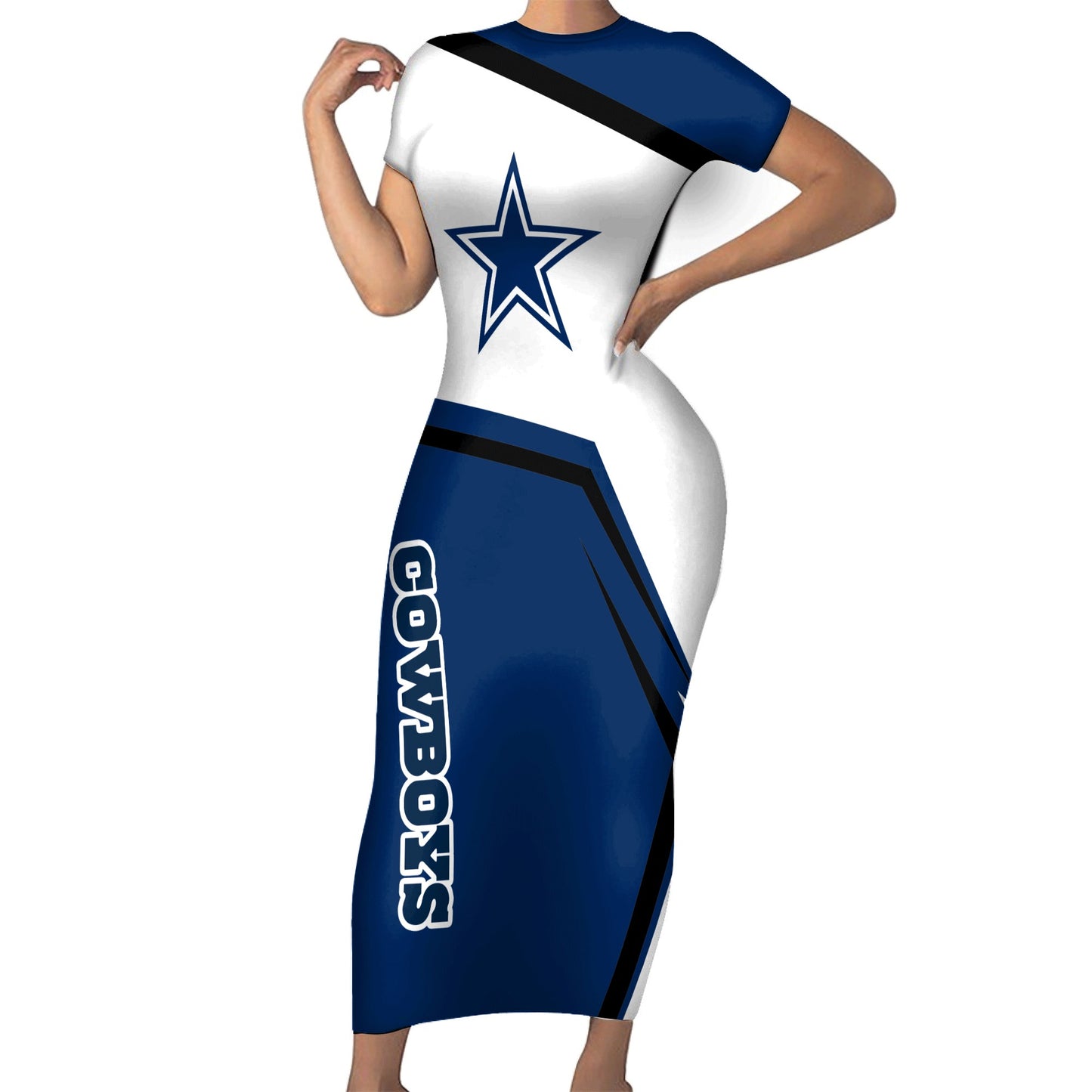 Dallas Cowboys Bodycon Maxi Dress HA09