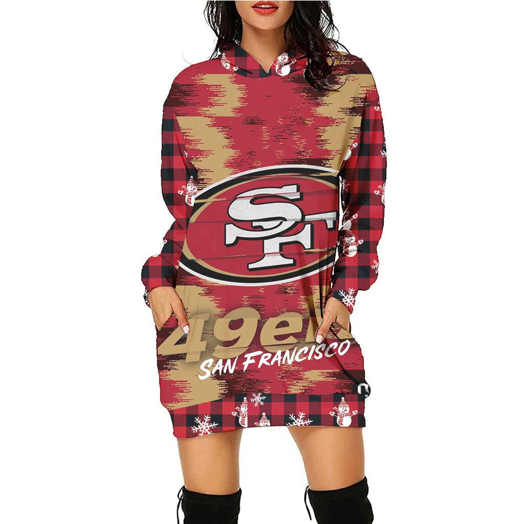 San Francisco 49ers Hoodie Dress Christmas HA28