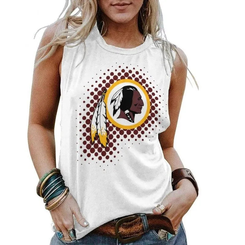 Washington Commanders Personalized American Football Loose Crew Neck Sleeveless AZHALCNS000036