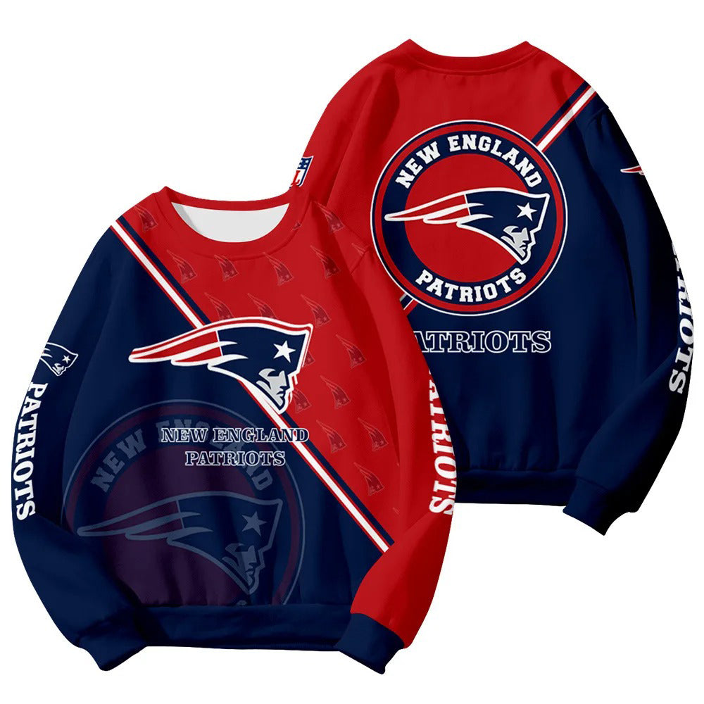 New England Patriots Customized Round Neck Sweatshirt HA05