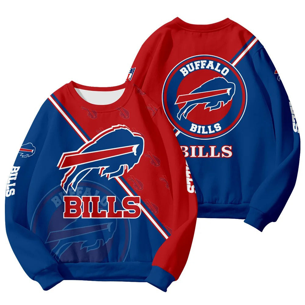 Buffalo Bills Customized Round Neck Sweatshirt HA13