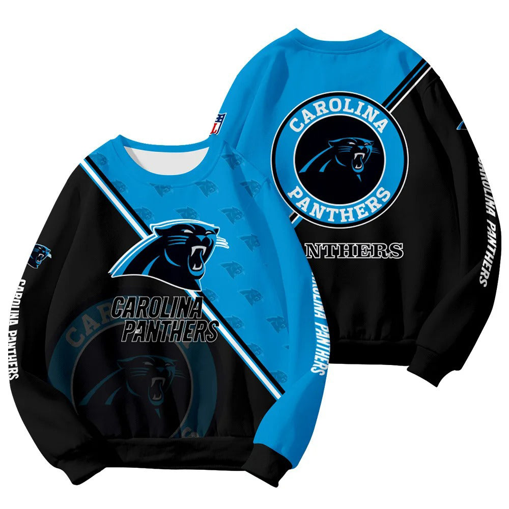 Carolina Panthers Customized Round Neck Sweatshirt HA15