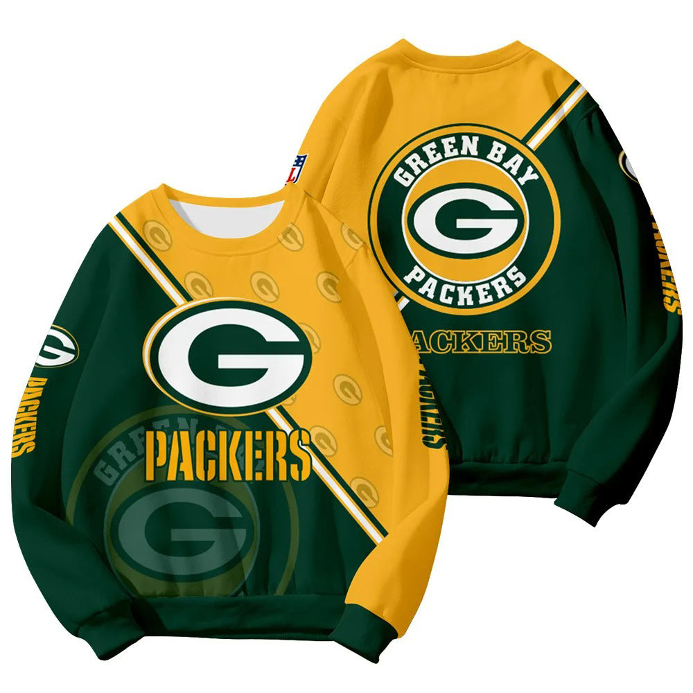Green Bay Packers Customized Round Neck Sweatshirt HA18