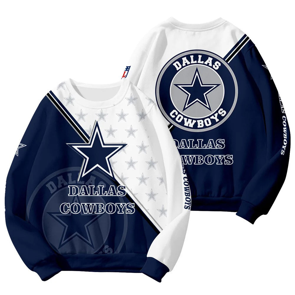 Dallas Cowboys Customized Round Neck Sweatshirt HA19