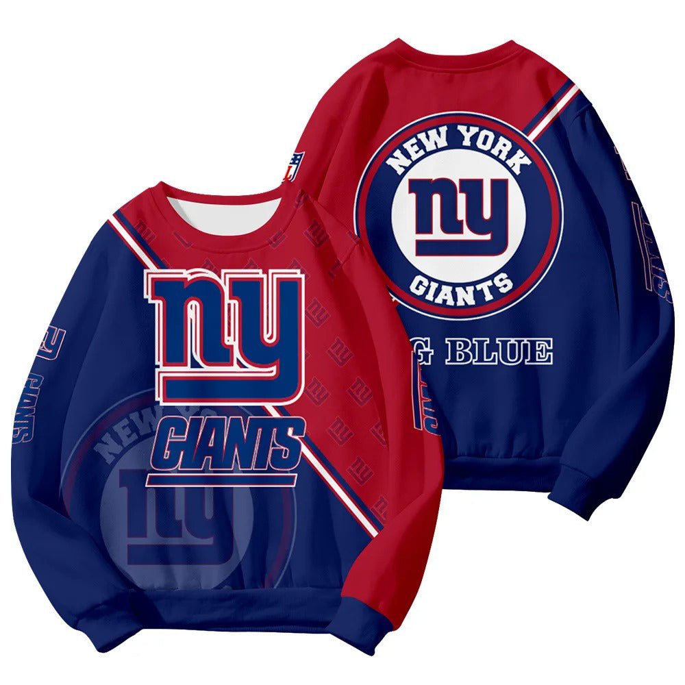 New York Giants Customized Round Neck Sweatshirt HA25