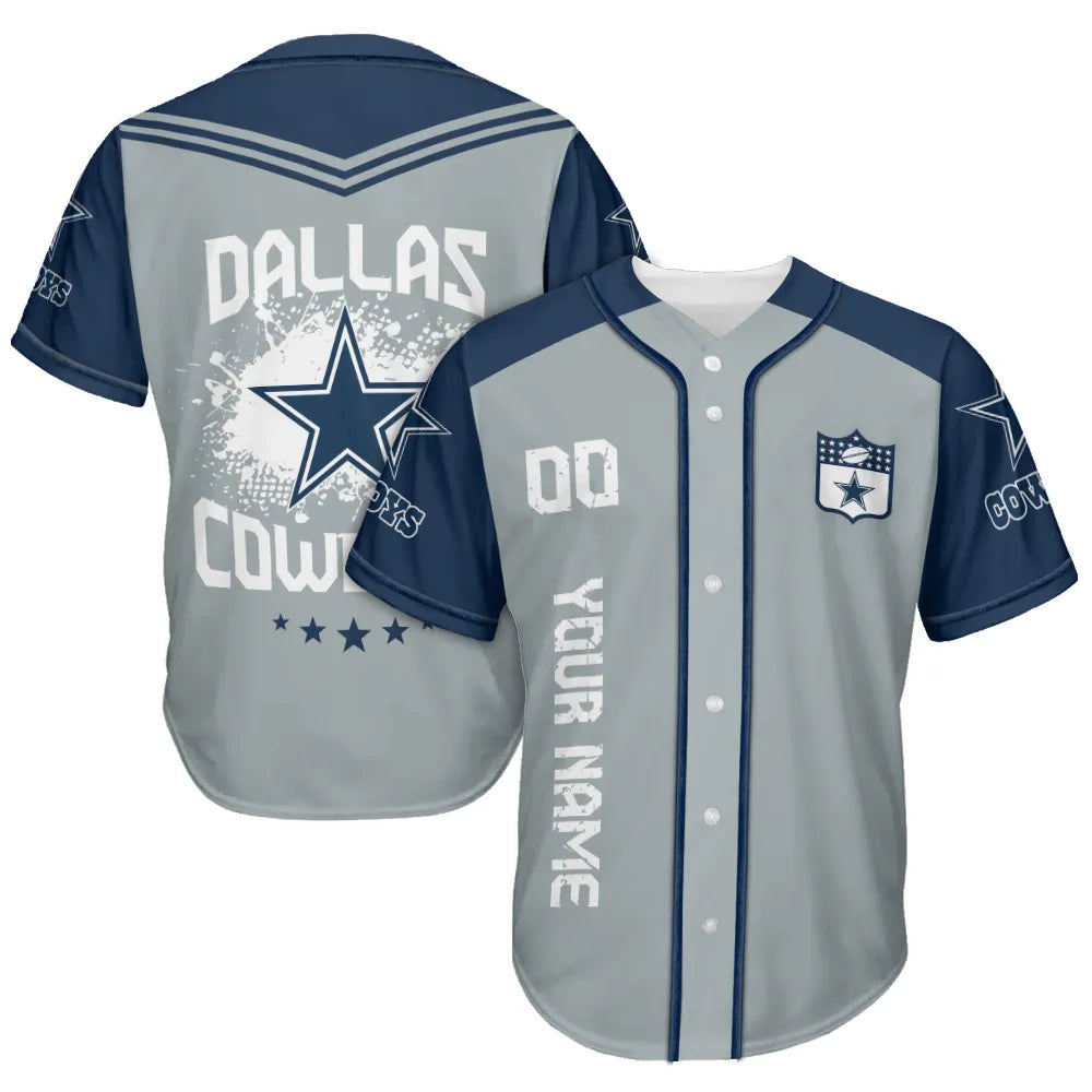 Dallas Cowboys Baseball Jersey New Collection NFL AZHGBJS000009