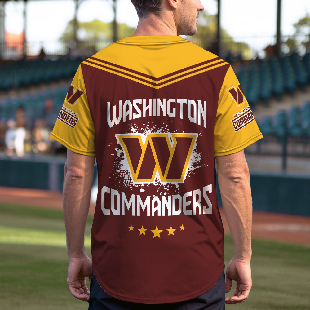 Washington Commanders Baseball Jersey New Collection NFL AZHGBJS000032