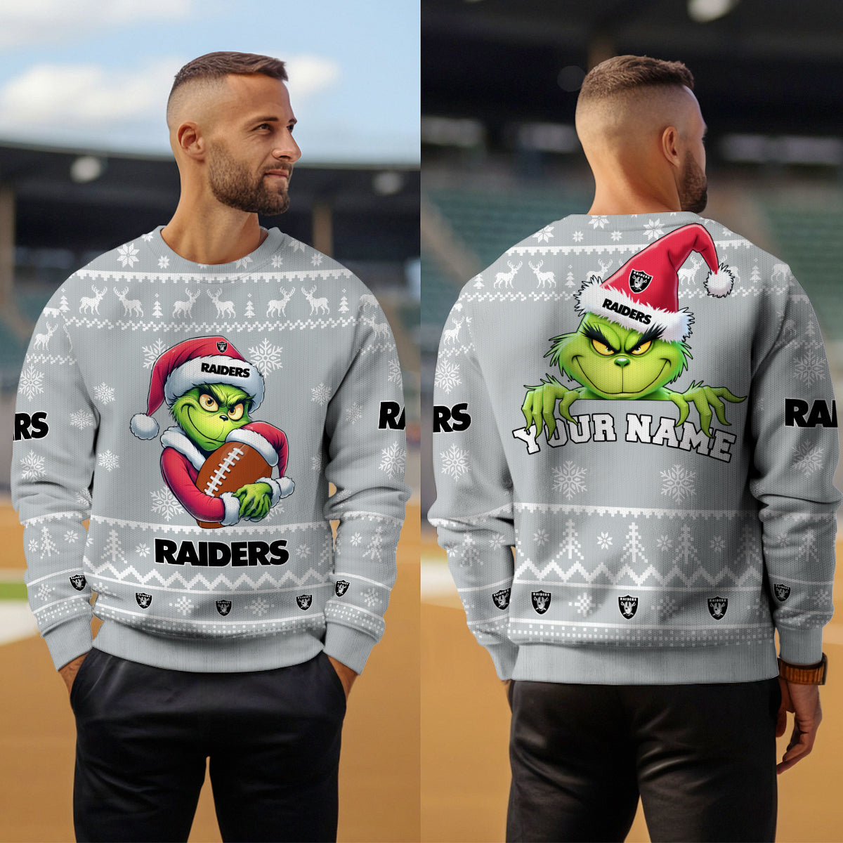 Las Vegas Raiders Premium Ugly Christmas Sweater Limited Edition AZHGUSW000026TeamColor