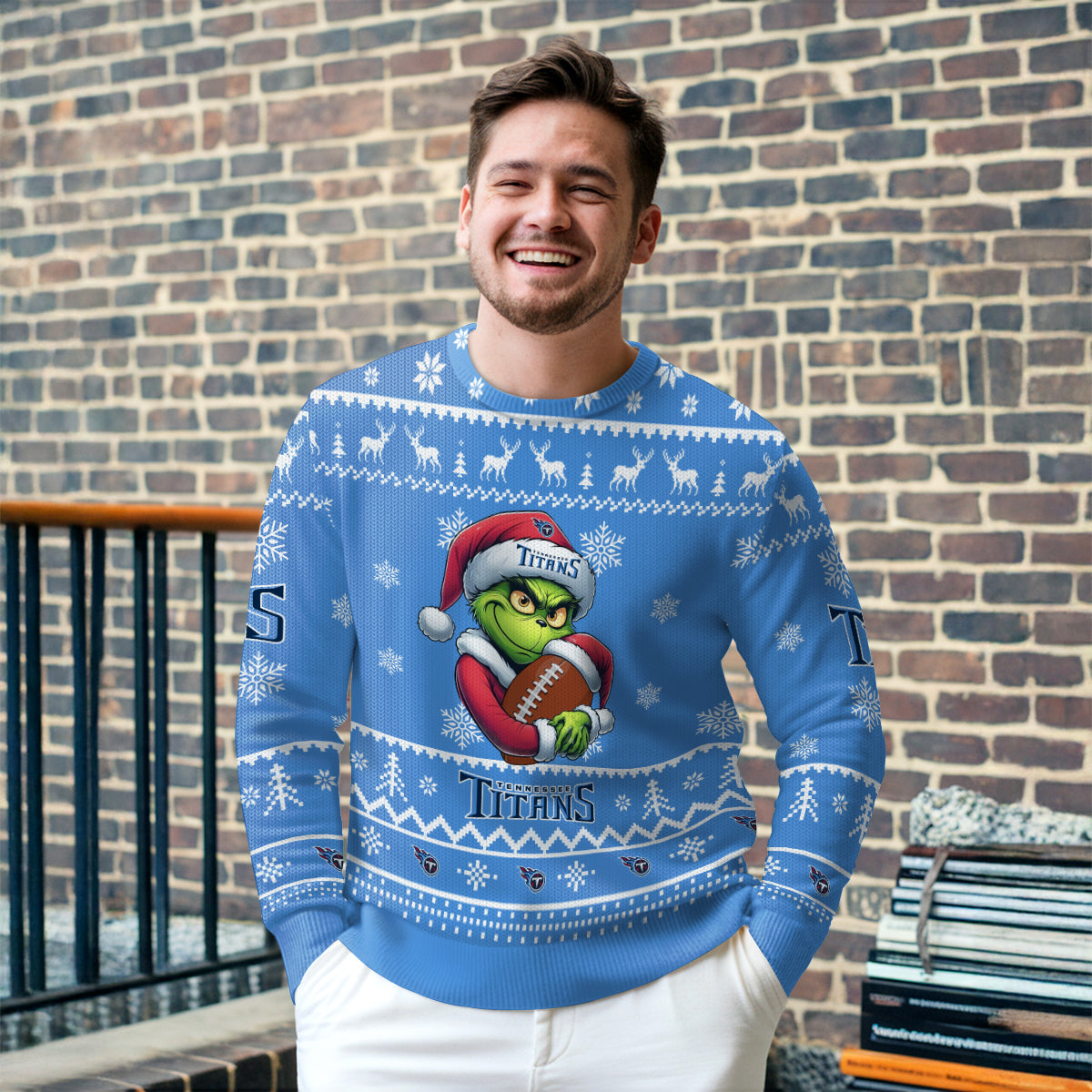 Tennessee Titans Premium Ugly Christmas Sweater Limited Edition AZHGUSW000032TeamColor