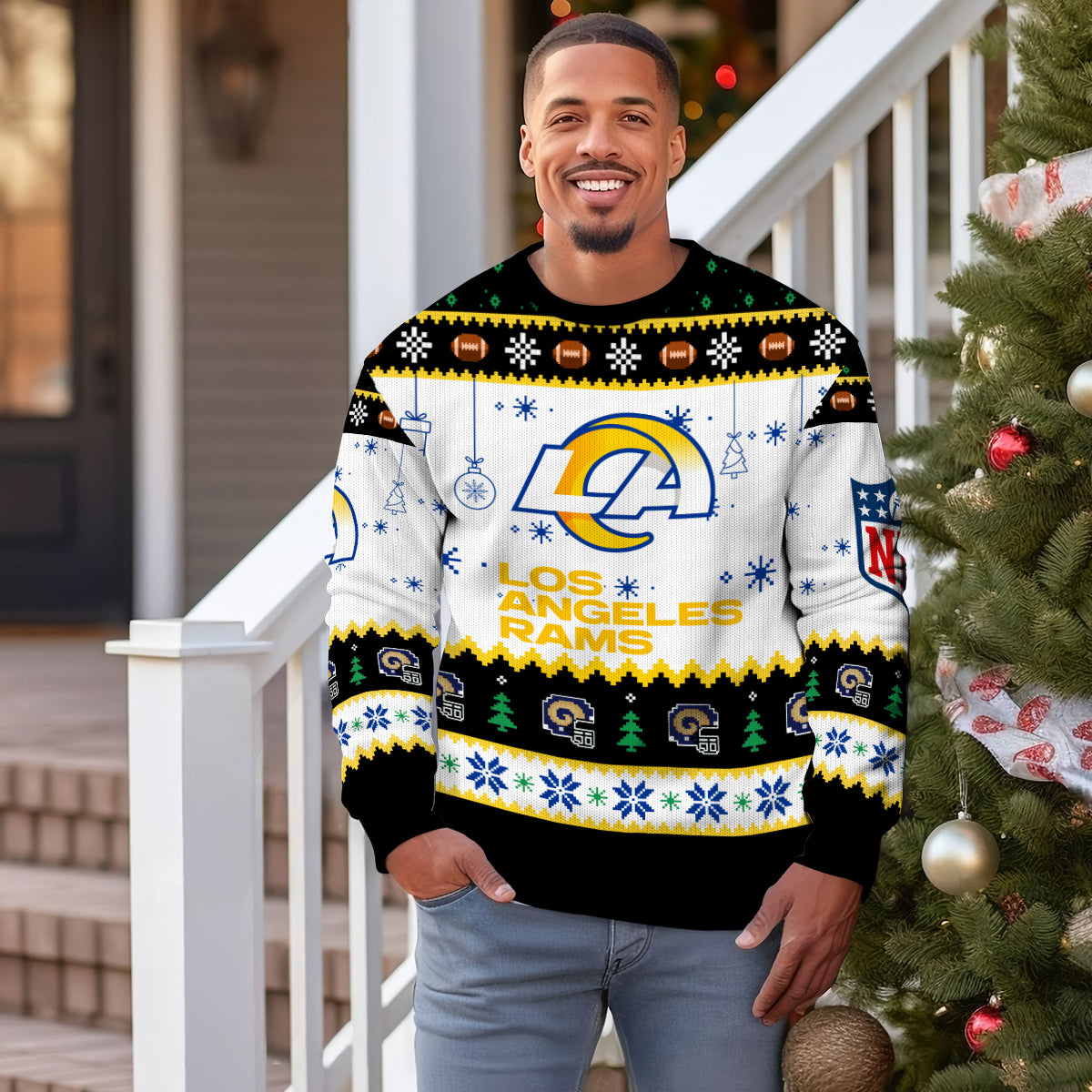 Los Angeles Rams Premium Ugly Christmas Sweater New Collection AZHGUSW000040