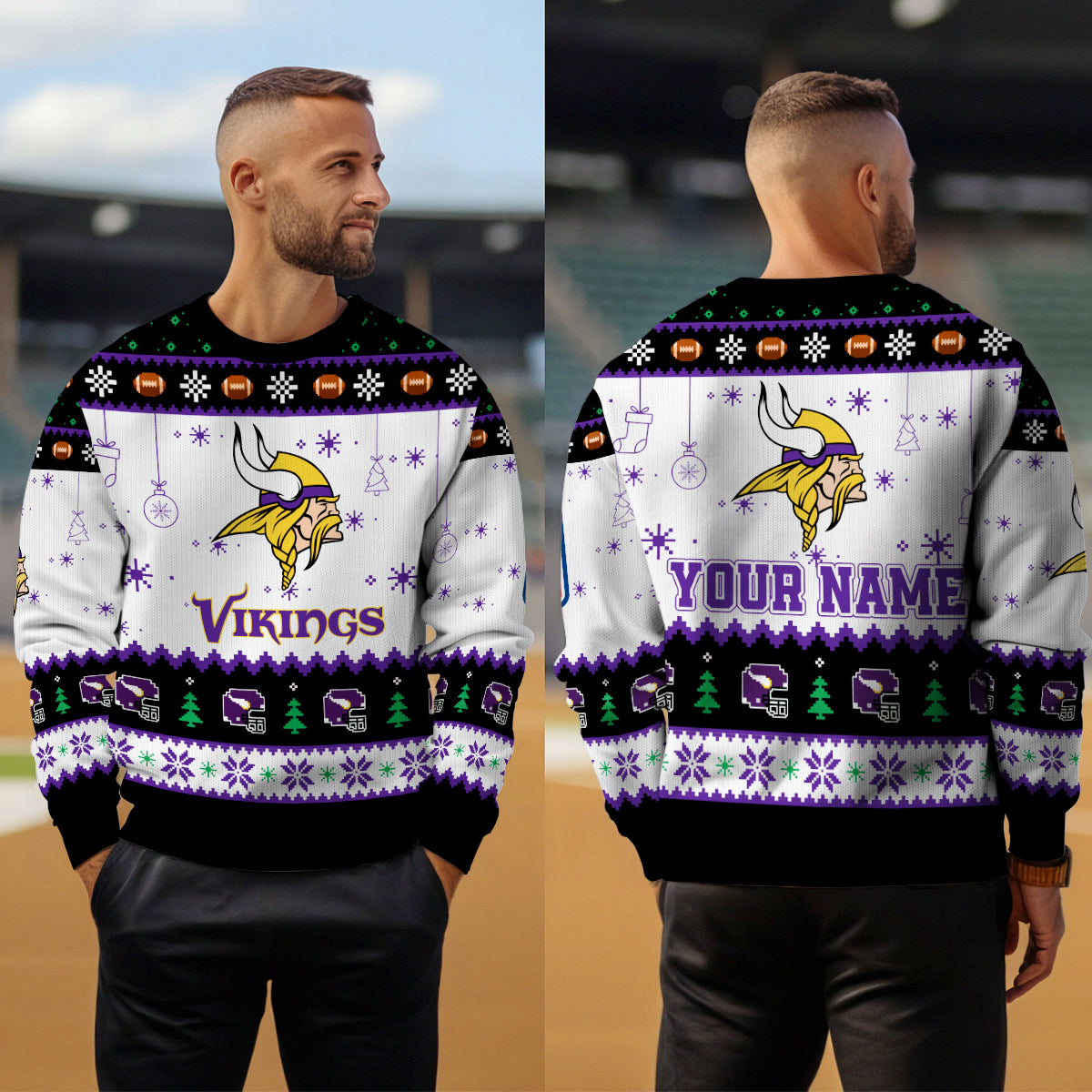 Minnesota Vikings Premium Ugly Christmas Sweater New Collection AZHGUSW000041