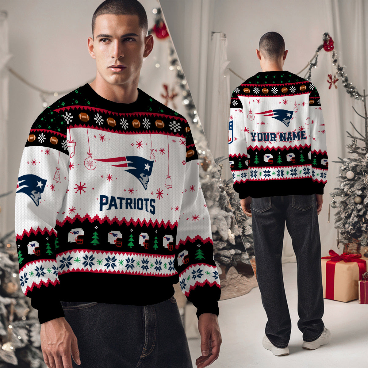 New England Patriots Premium Ugly Christmas Sweater New Collection AZHGUSW000061