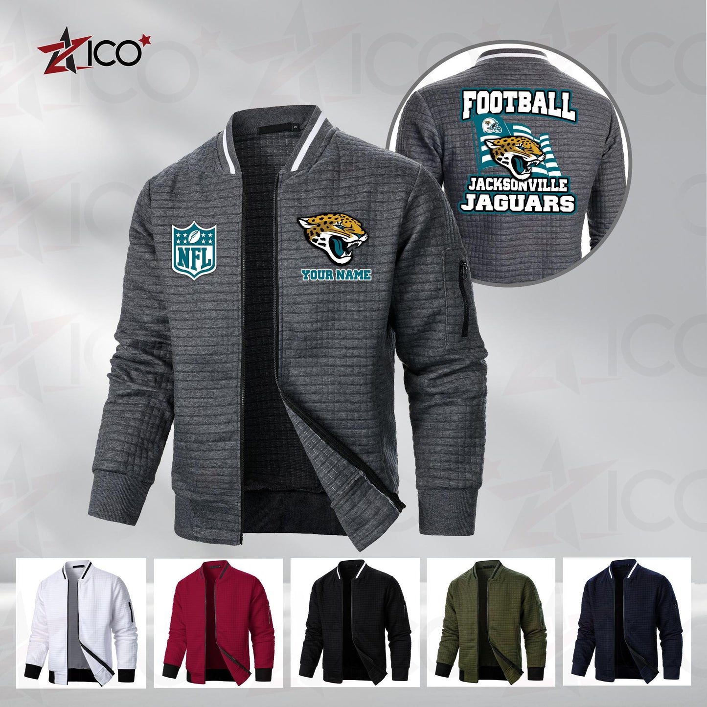 Jacksonville Jaguars Men’s Casual Jacket For Men New Trending AZMN2DMCJK000015