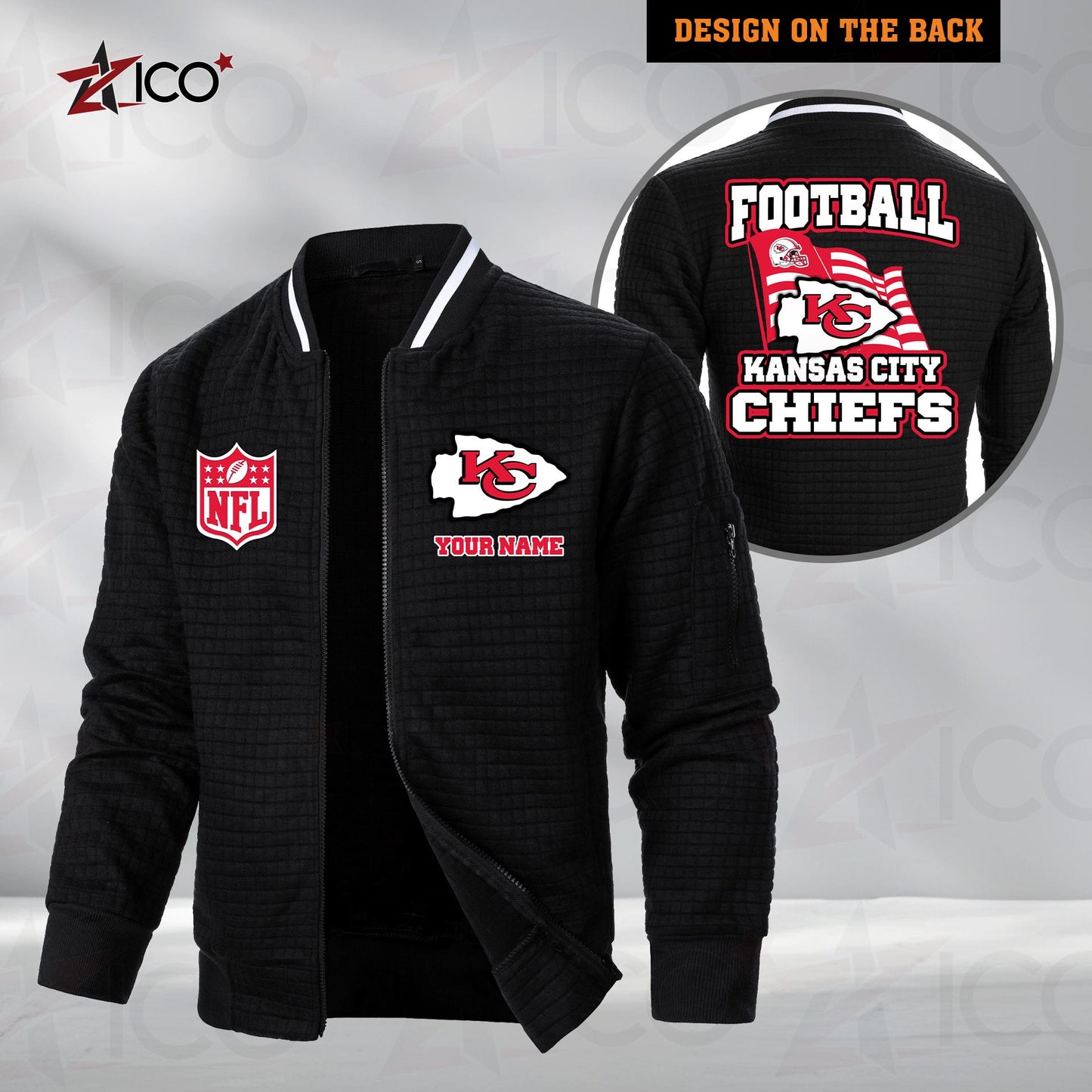 Kansas City Chiefs Men’s Casual Jacket For Men New Trending AZMN2DMCJK000016