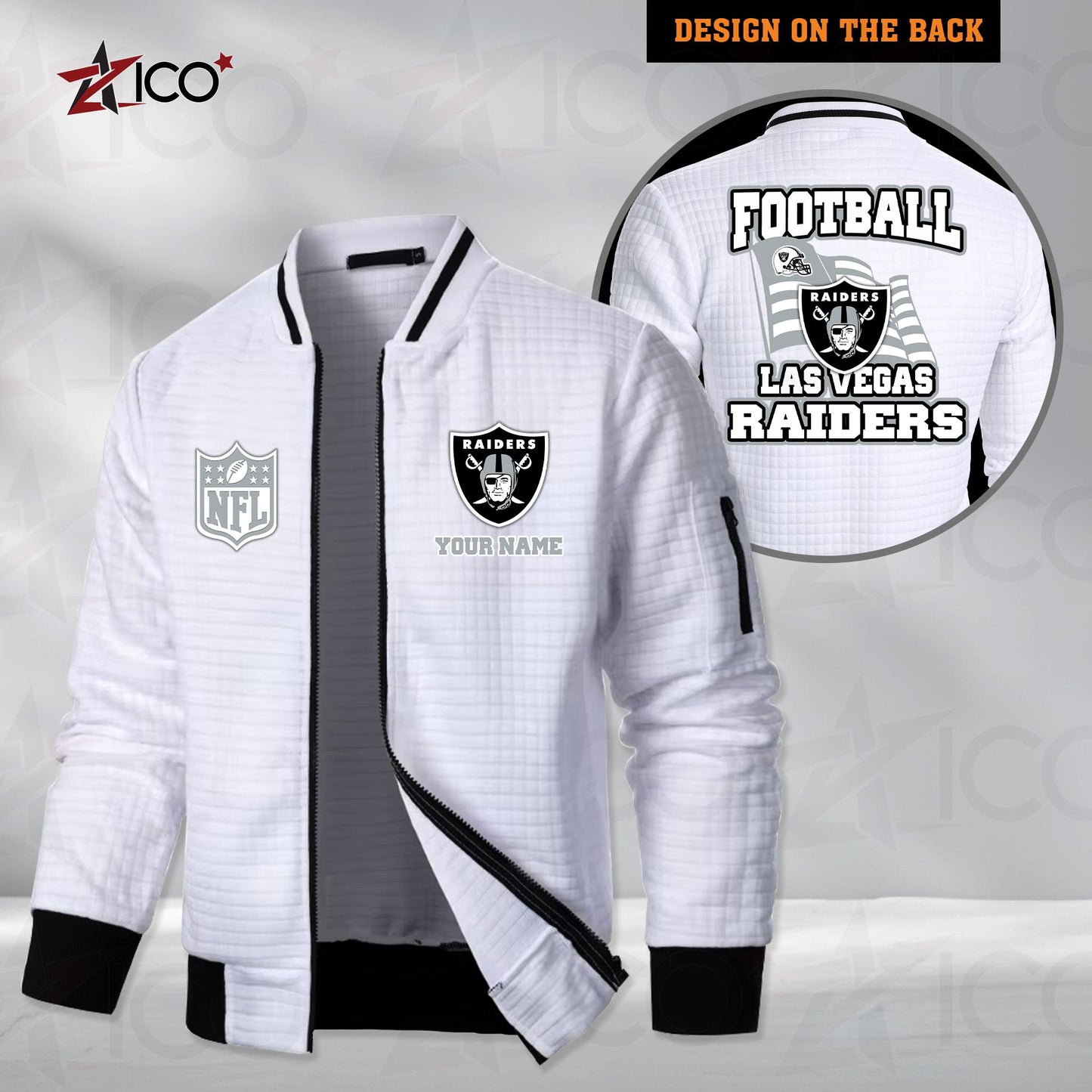 Las Vegas Raiders Men’s Casual Jacket For Men New Trending AZMN2DMCJK000017