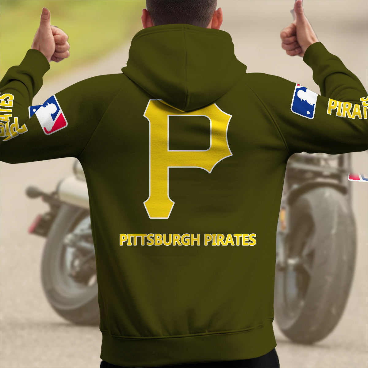 Pittsburgh Pirates New Collection Multi-Pockets Zip Hoodie MLB AZMNMZHD000182