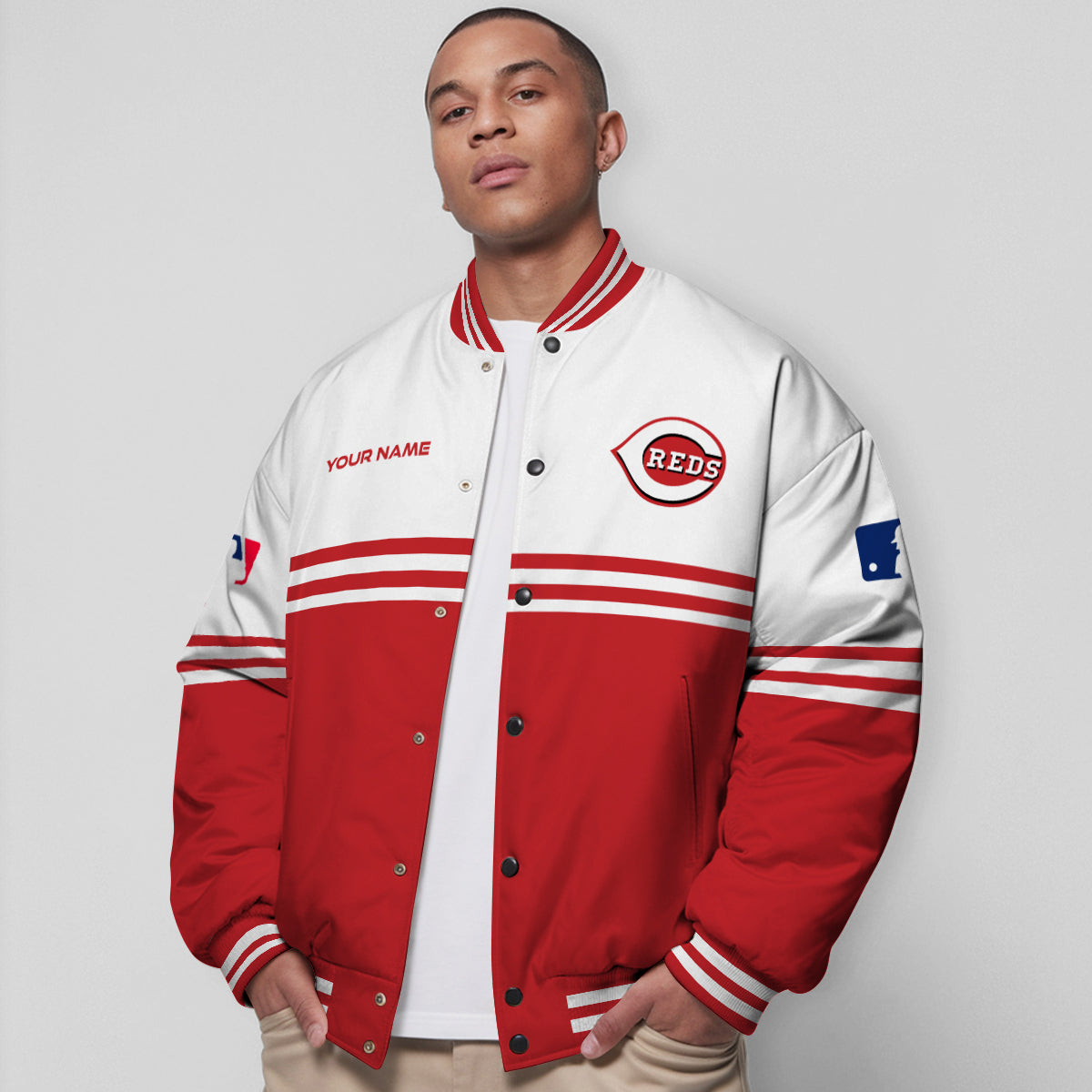 Cincinnati Reds Premium New Varsity Jacket MLB AZMNVJK0000292
