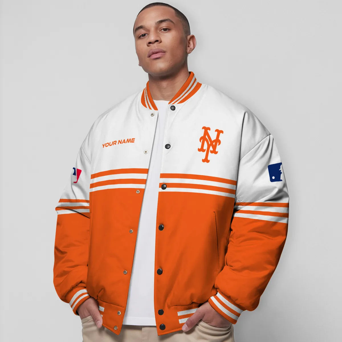 New York Mets Premium New Varsity Jacket MLB AZMNVJK0000303