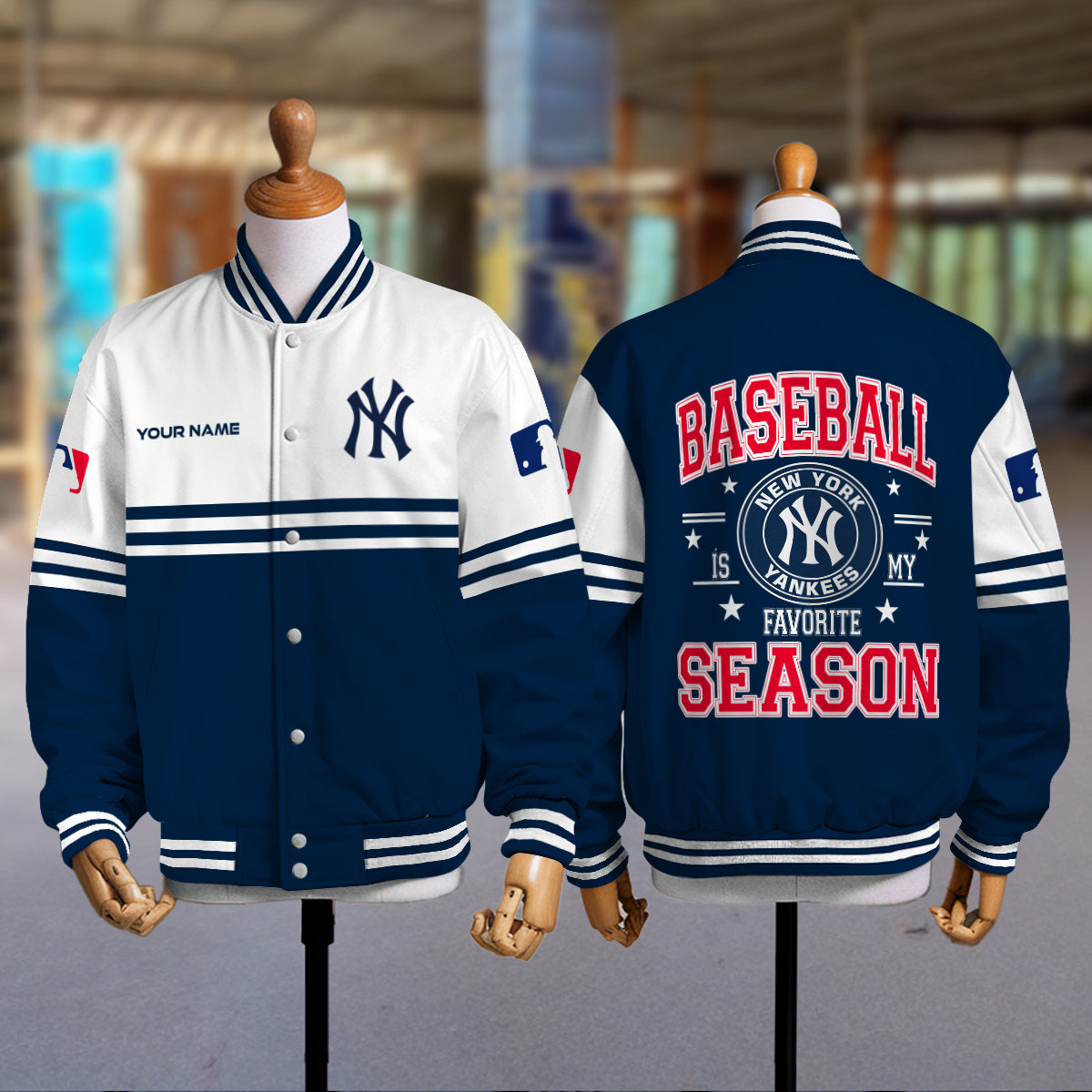 New York Yankees Premium New Varsity Jacket MLB AZMNVJK0000304