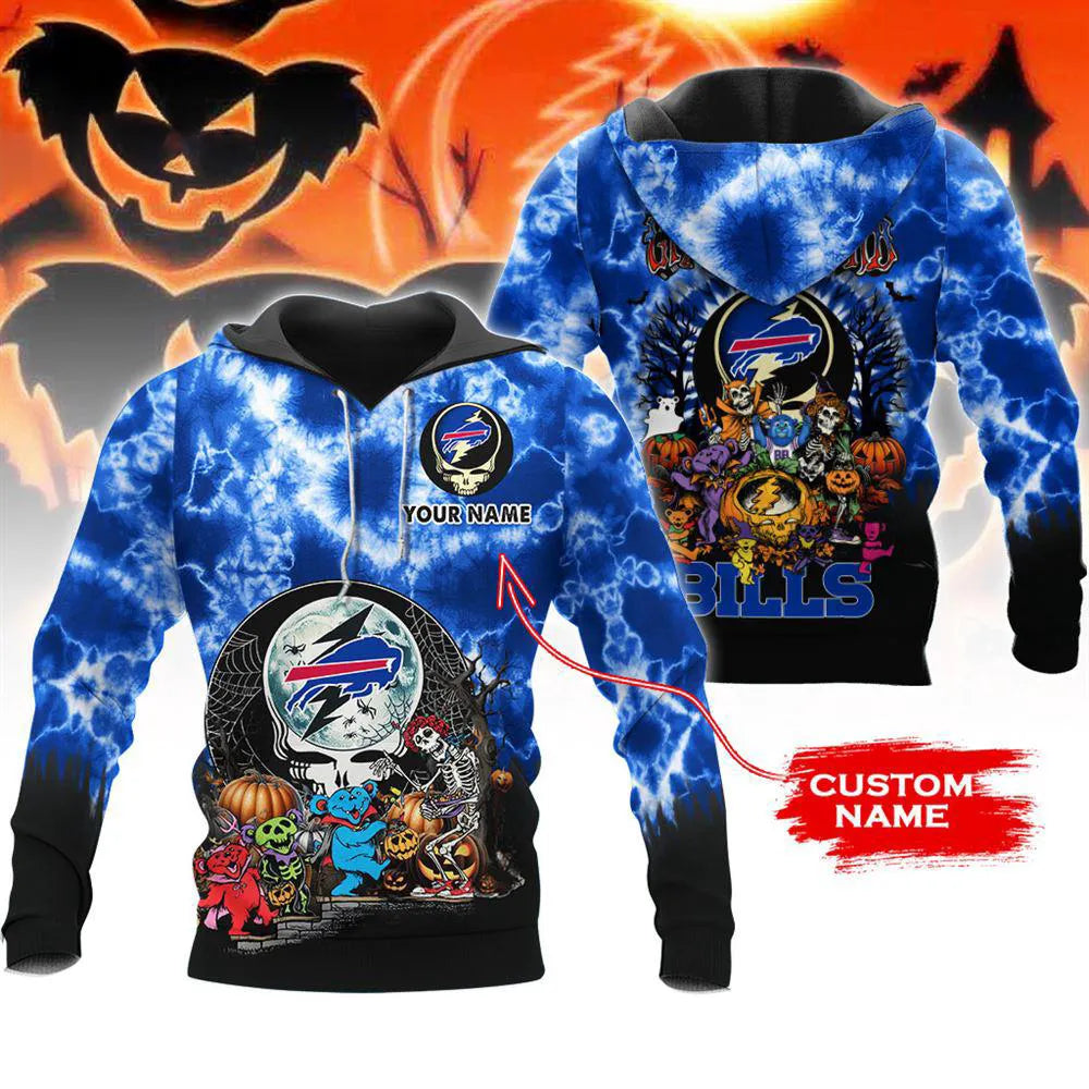 Buffalo Bills Halloween Custom 3D Hoodie NA206