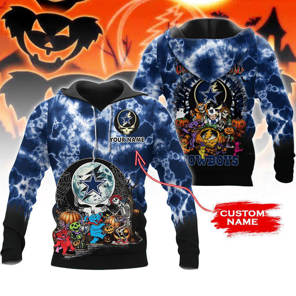Dallas Cowboys Halloween Custom 3D Hoodie NA211