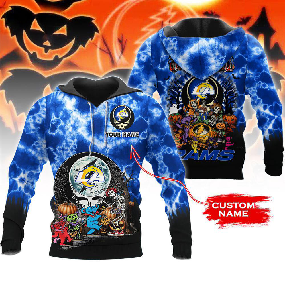 Los Angeles Rams Halloween Custom 3D Hoodie NA221