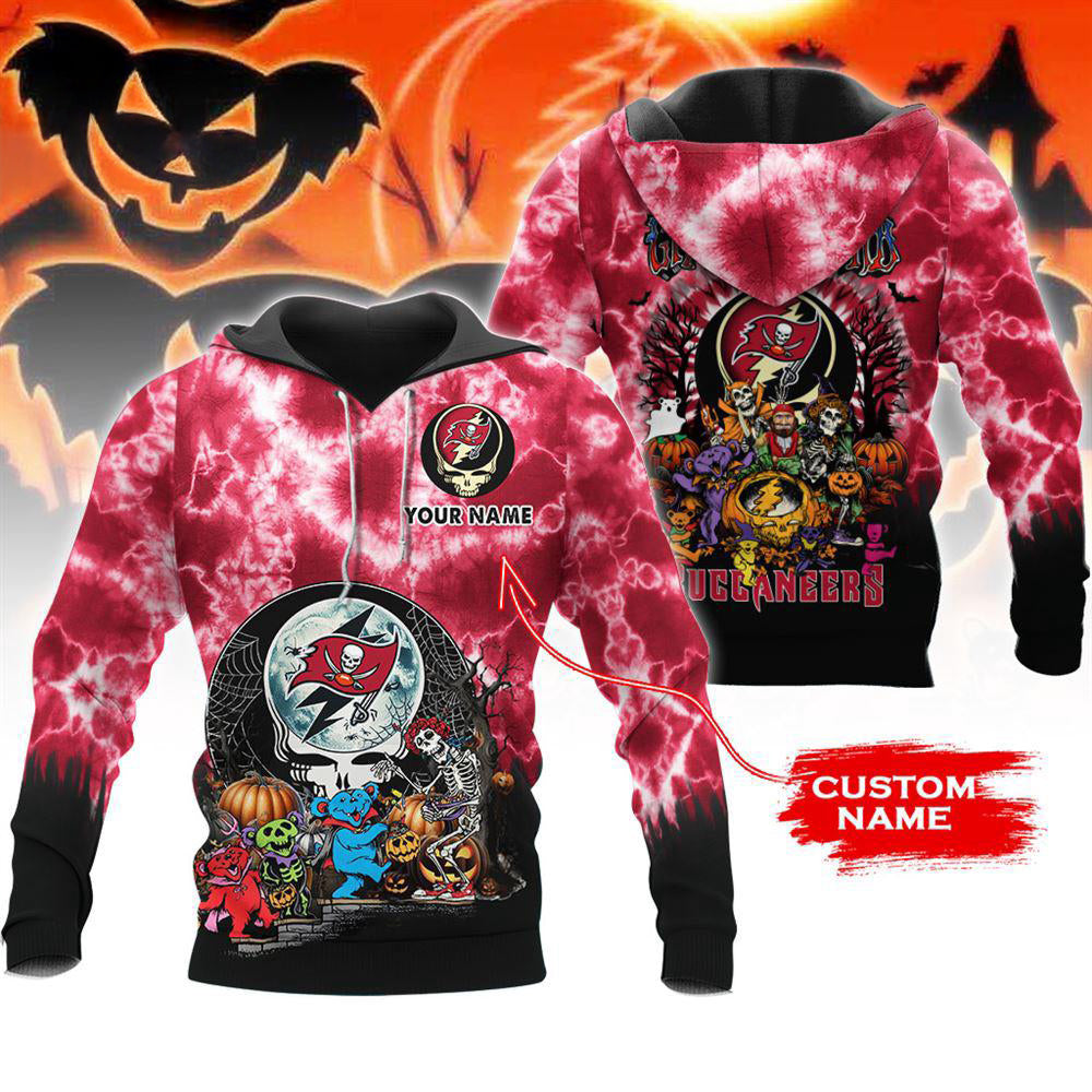 Tampa Bay Buccaneers Halloween Custom 3D Hoodie NA232