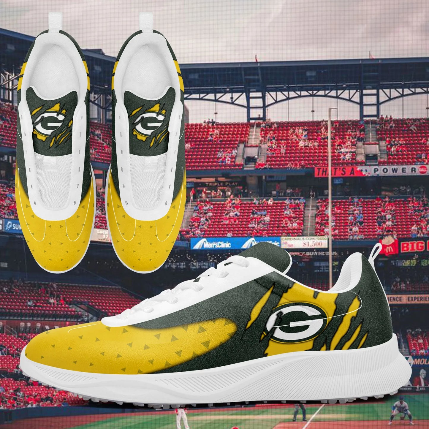 Green Bay Packers Limited Edition Precision Play Golf Shoes AZSPGS000012