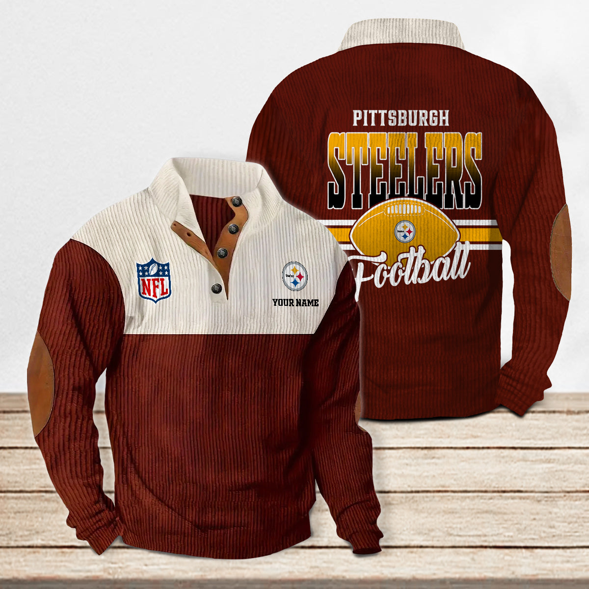 Pittsburgh Steelers Colorful Stand Collar Sweatshirt New Collection AZTACSSW000031