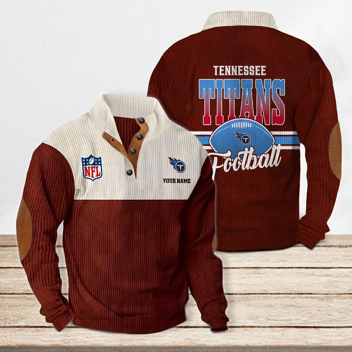 Tennessee Titans Colorful Stand Collar Sweatshirt New Collection AZTACSSW000032