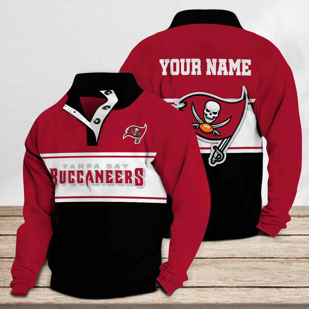 Tampa Bay Buccaneers Casual Stand Collar Sweatshirt Premium New Edition AZTASCSW000143