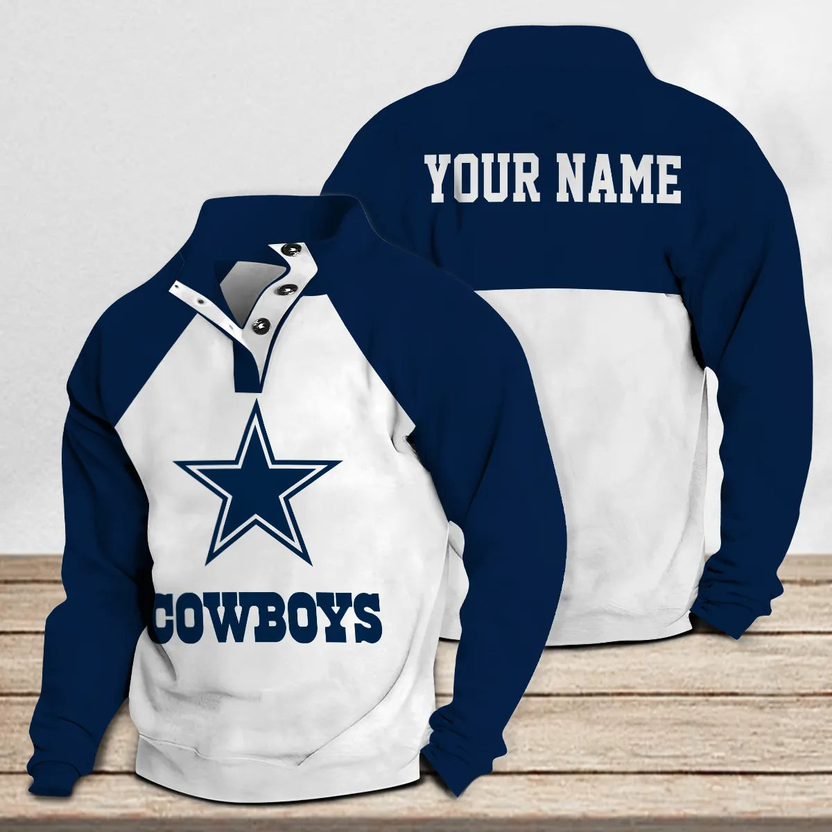 Dallas Cowboys Casual Stand Collar Sweatshirt Premium New Edition AZTASCSW000165