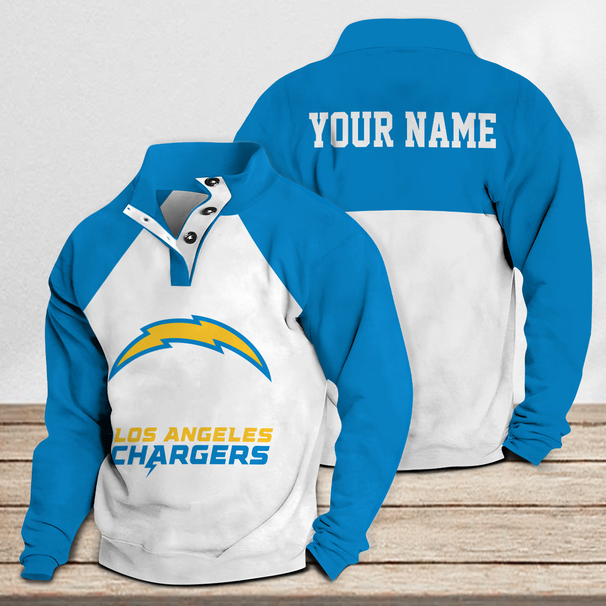 Los Angeles Chargers Casual Stand Collar Sweatshirt Premium New Edition AZTASCSW000187