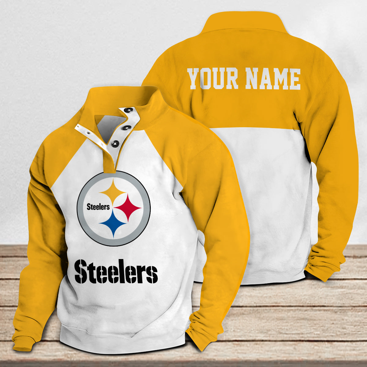 Pittsburgh Steelers Casual Stand Collar Sweatshirt Premium New Edition AZTASCSW000191