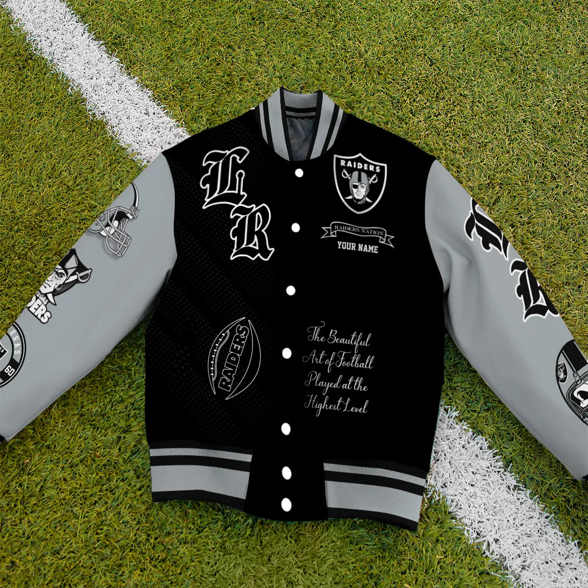 Las Vegas Raiders Unisex Exclusive Styles Varsity Jacket AZTAVJK000058