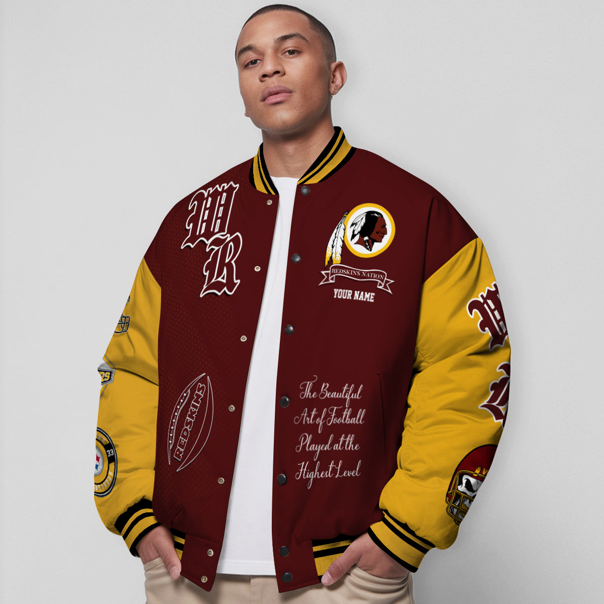 Washington Redskins Unisex Exclusive Styles Varsity Jacket AZTAVJK000065