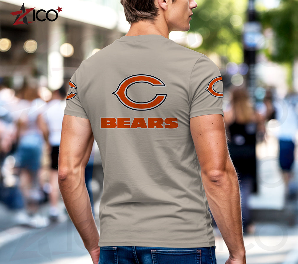 Chicago Bears Henley Short Sleeve T-Shirt Trending 2025 AZTG2DHS000038
