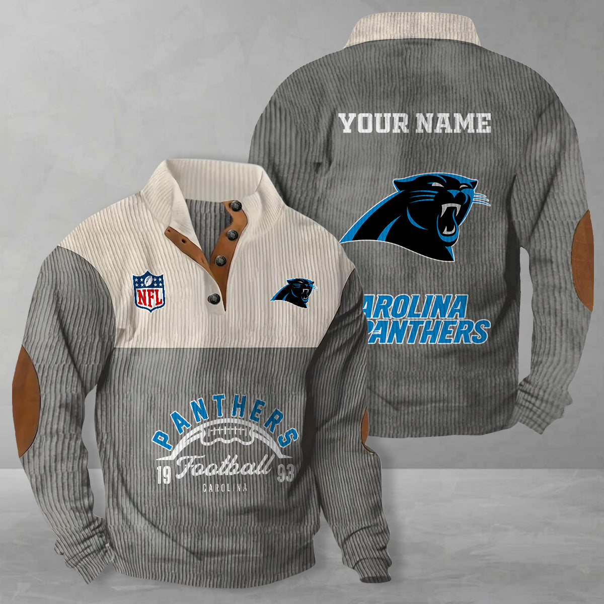 Carolina Panthers Colorful Stand Collar Sweatshirt New Collection AZTGCSSW000035