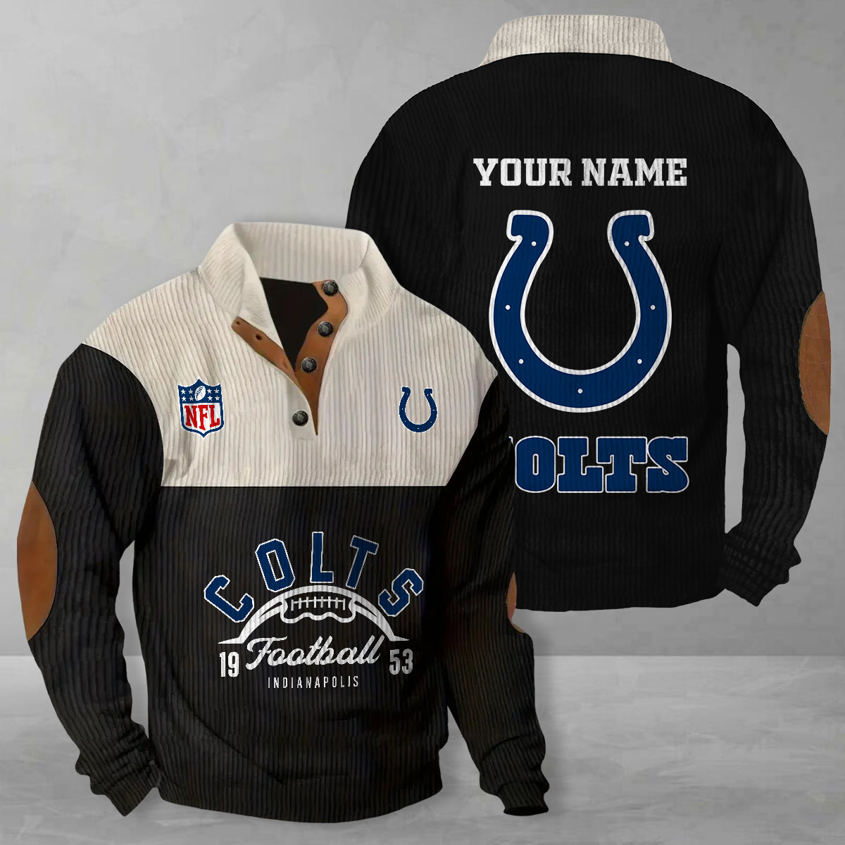 Indianapolis Colts Colorful Stand Collar Sweatshirt New Collection AZTGCSSW000055