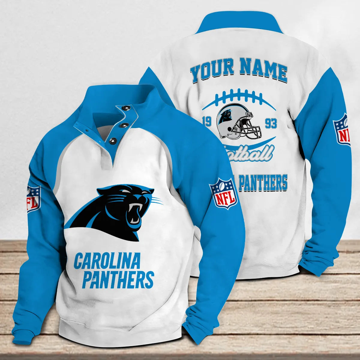 Carolina Panthers Casual Stand Collar Sweatshirt Premium New Edition AZTGSCSW000067