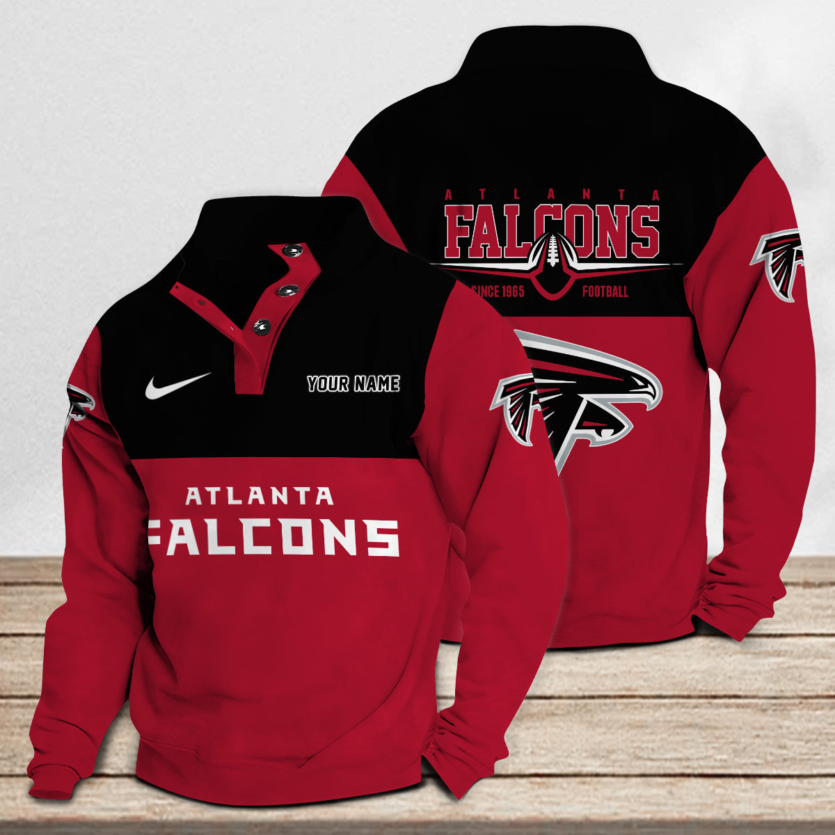 Atlanta Falcons Casual Stand Collar Sweatshirt Premium New Edition AZTGSCSW000194