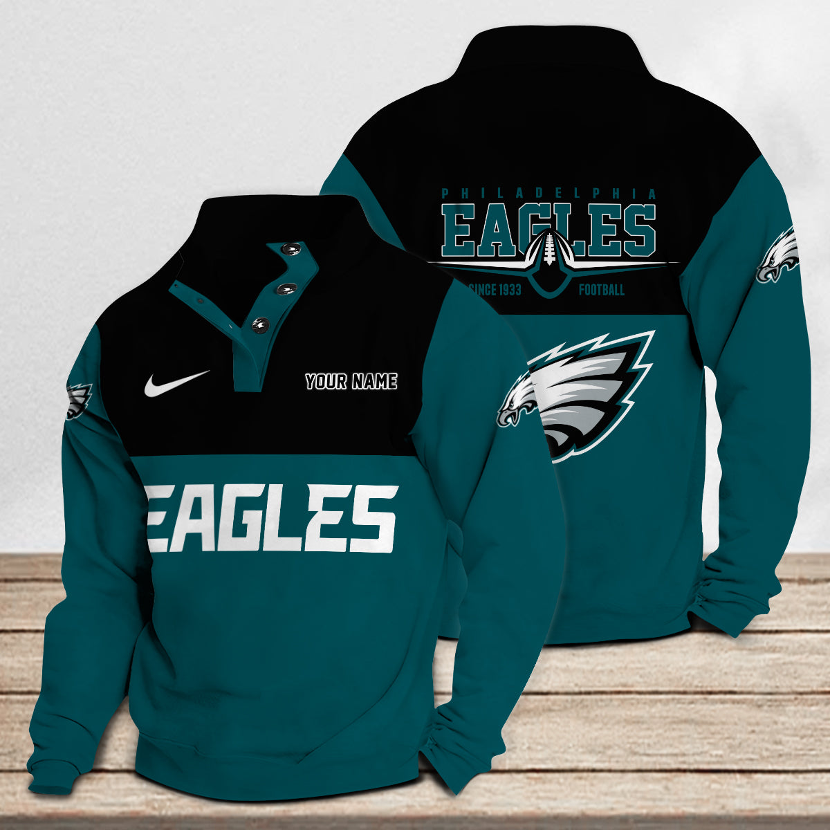 Philadelphia Eagles Casual Stand Collar Sweatshirt Premium New Edition AZTGSCSW000204