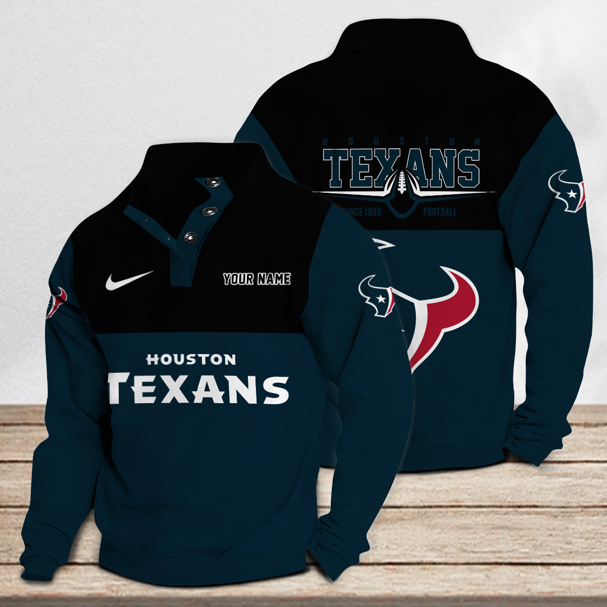 Houston Texans Casual Stand Collar Sweatshirt Premium New Edition AZTGSCSW000214